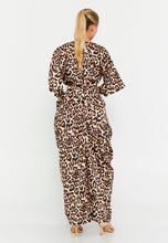 Load image into Gallery viewer, V-Neck Waist-Tied Maxi Casual Dress