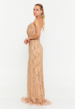 Load image into Gallery viewer, Sequin Embroidered Sweetheart Mermaid Floor-Length Gown