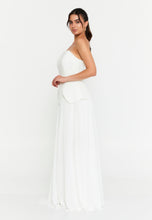 Load image into Gallery viewer, Strapless Sequin-Embellished Slim-Fit Gown with Floor-Length Hem